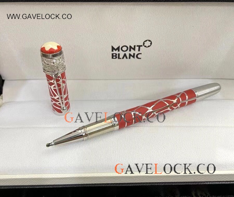 Montblanc Rouge et Noir Spider Red Rollerball Pen